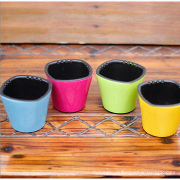 (BC-F1031) Fashionable Design Plastic Self-Watering Flower Pot